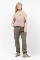 Techlight Halfzip Fleece - Sand / Faded Woodrose