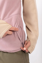 Techlight Halfzip Fleece - Sand / Faded Woodrose
