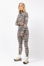 Journey Merino Wool Top - Animal Swirl