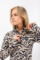 Journey Merino Wool Top - Animal Swirl