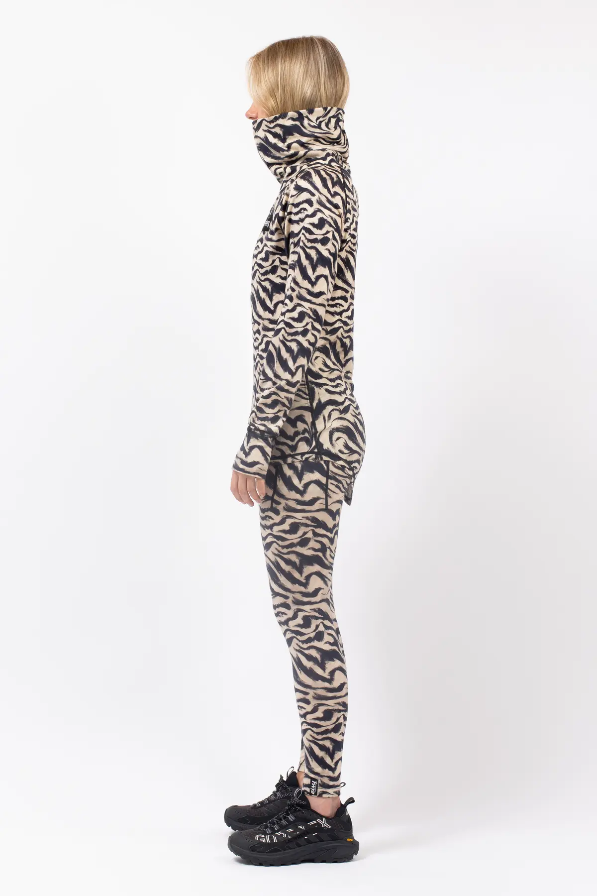 Icecold Merino Wool Top - Animal Swirl | S