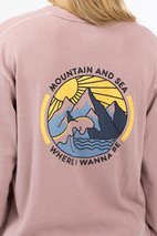 Loose Fit MX Merino Wool Rib Top - Faded Woodrose