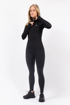 Journey Merino Wool Top - Black Leopard