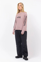 Loose Fit MX Merino Wool Rib Top - Faded Woodrose