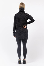 Icecold Merino Wool Top - Black Leopard