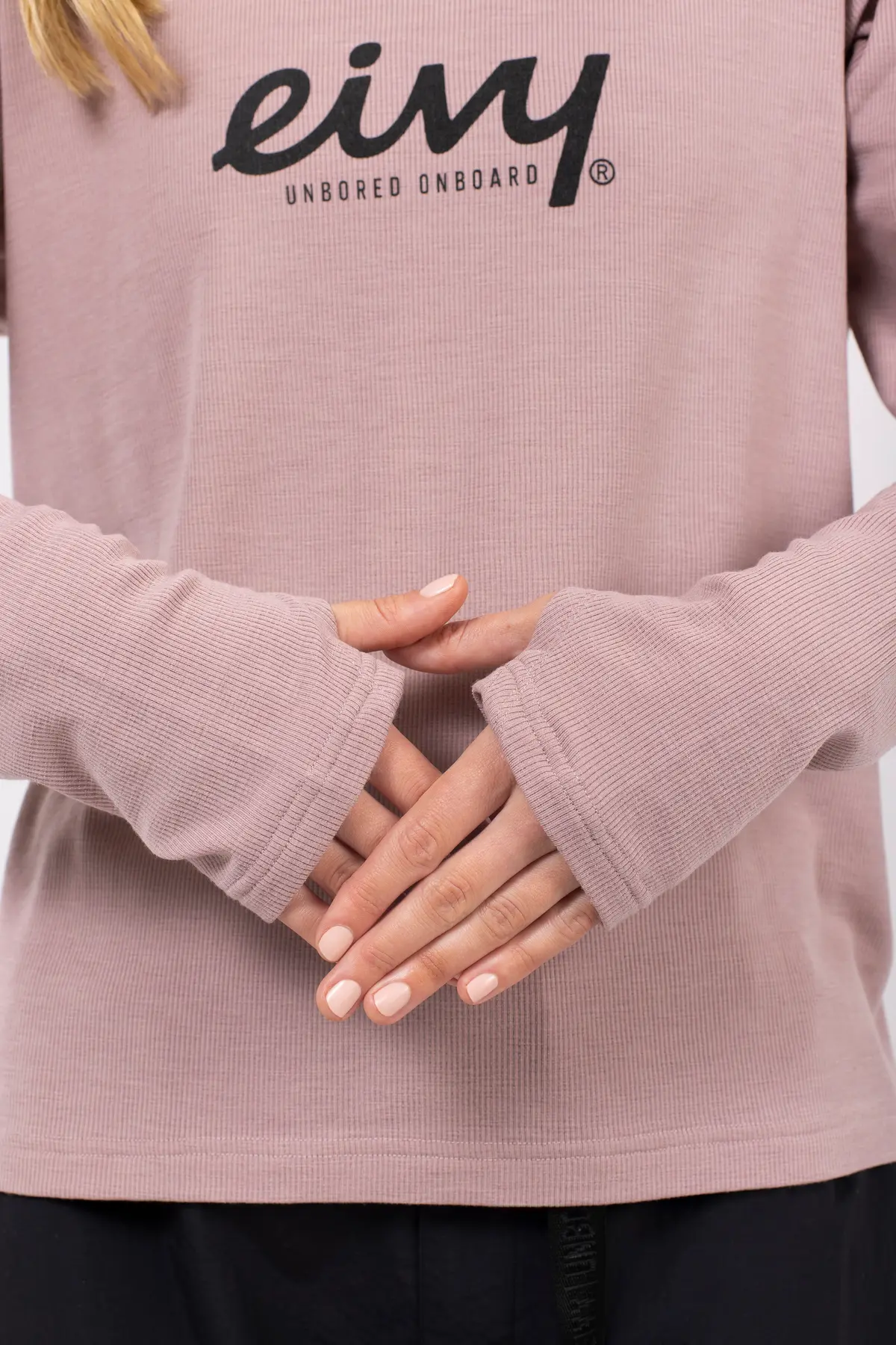 Loose Fit MX Merino Wool Rib Top - Faded Woodrose