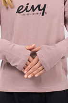 Loose Fit MX Merino Wool Rib Top - Faded Woodrose