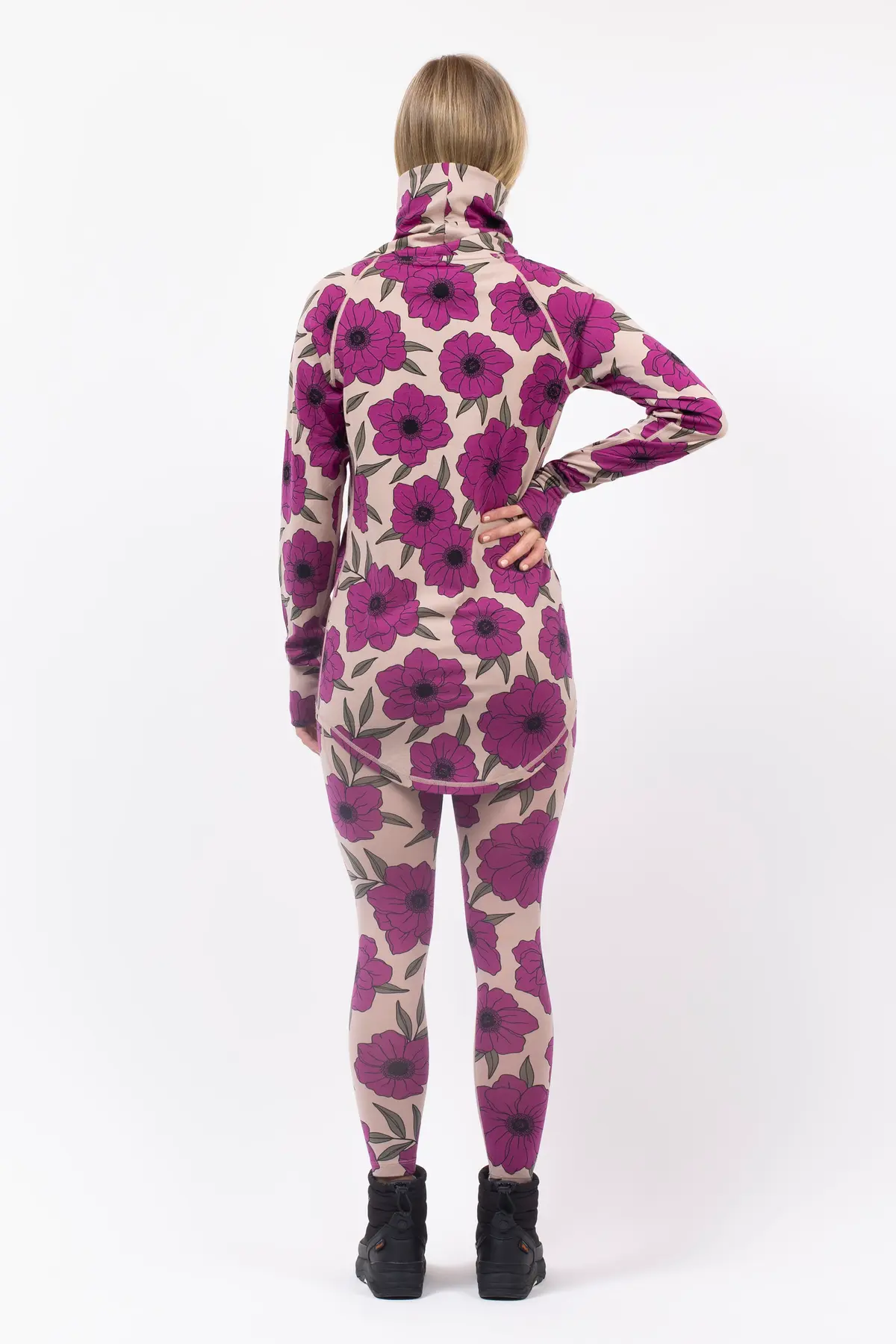 Icecold Merino Wool Top - Earth Flowers | XS