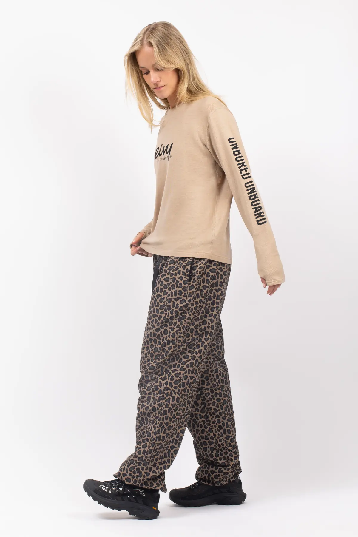 Loose Fit MX Merino Wool Rib Top - Sand