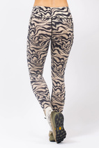 Pocket Merino Wool Tights - Animal Swirl | XL