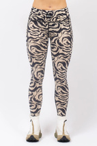 Pocket Merino Wool Tights - Animal Swirl | XL