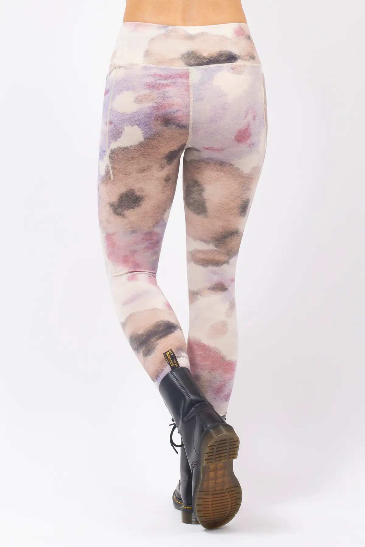 Pocket Merino Wool Tights - Aquarelle
