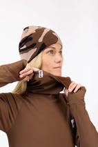 Icecold Gaiter Rib Top - Brown
