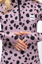Icecold Ziphood Top - Woodrose Cheetah