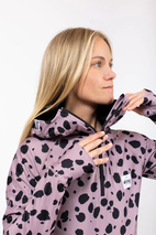 Icecold Ziphood Top - Woodrose Cheetah