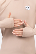 Icecold Gaiter Rib Top - Sand