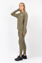 Versa Loose Fit Rib Top - Olive
