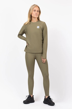 Versa Loose Fit Rib Top - Olive