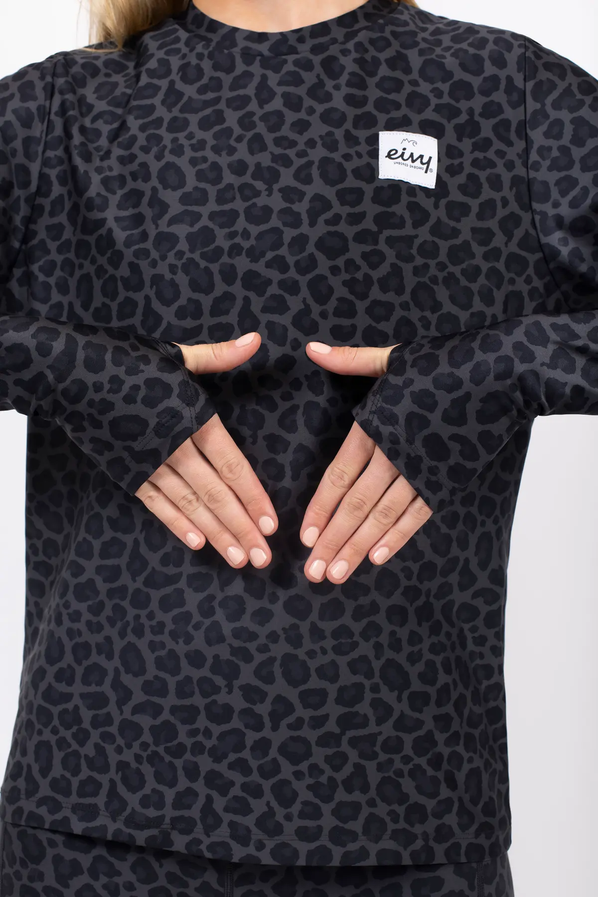 Versa Loose Fit Top - Black Leopard | XL