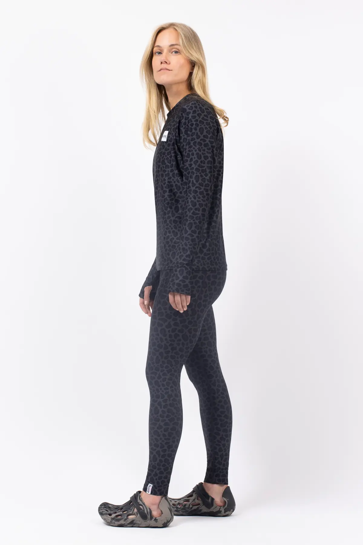 Versa Loose Fit Top - Black Leopard | XL