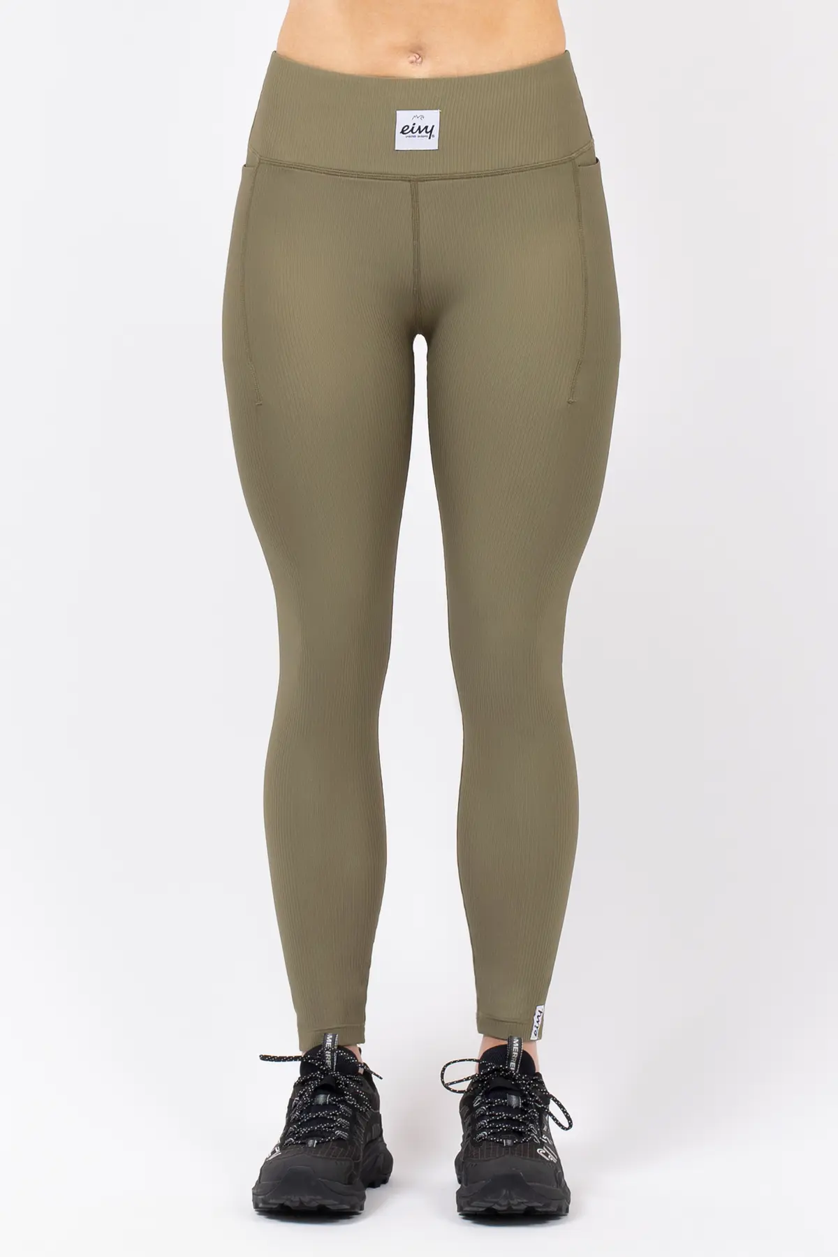 Pocket Rib Tights - Olive
