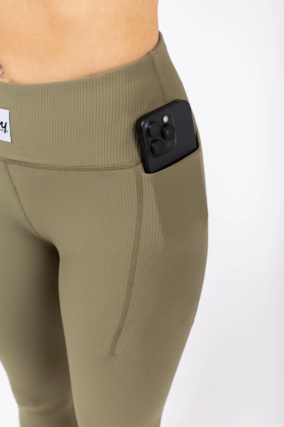 Pocket Rib Tights - Olive