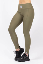 Pocket Rib Tights - Olive