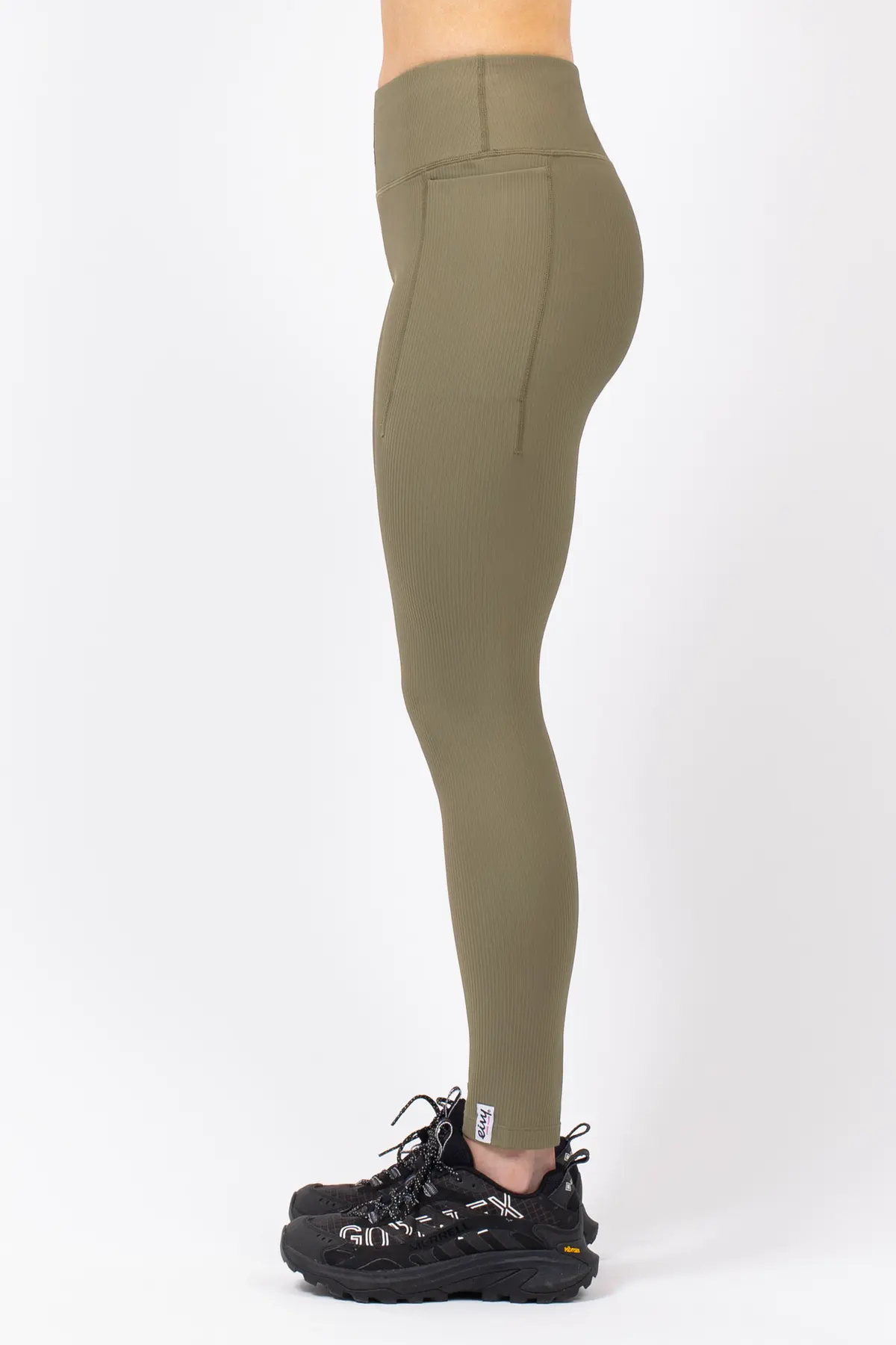 Pocket Rib Tights - Olive