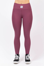 Pocket Rib Tights - Pinkgundy