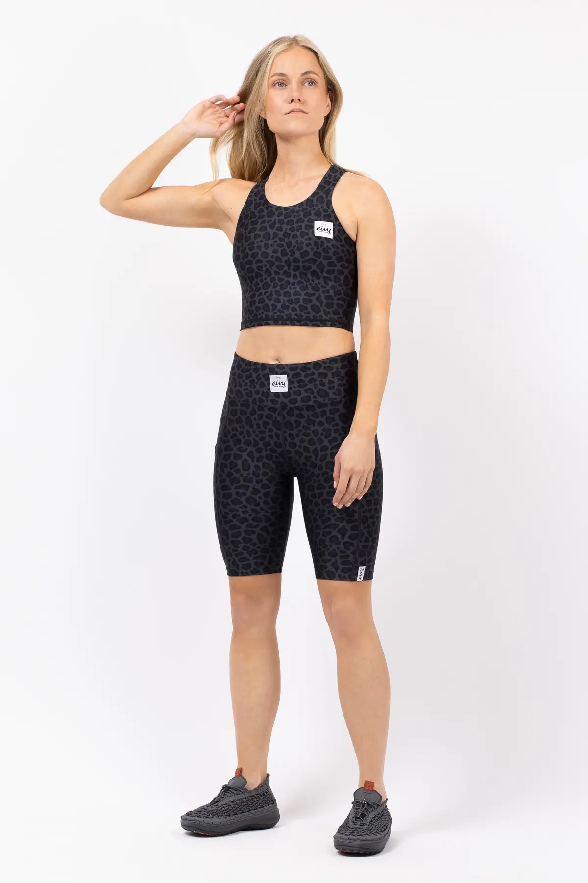 Cover Up Top - Black Leopard