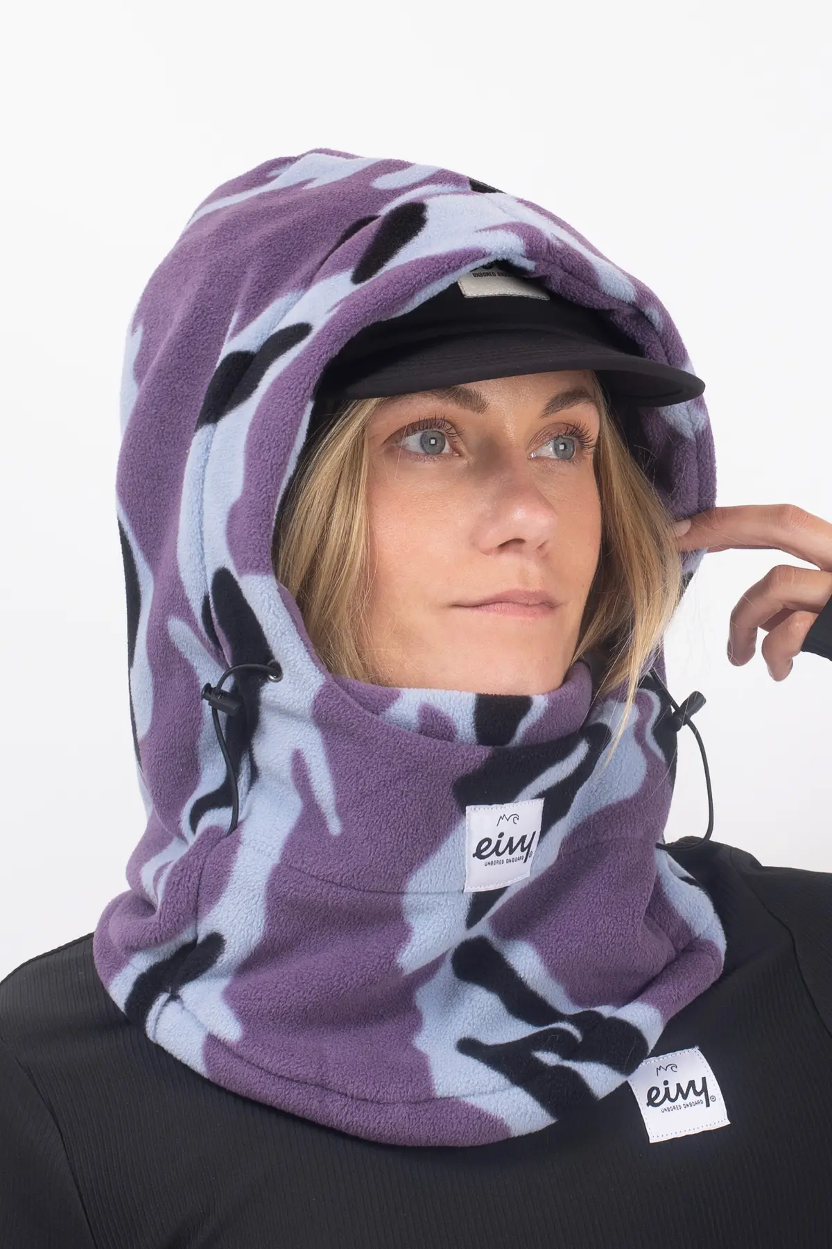 Mandy Fleece Balaclava - Purple Stray | One Size