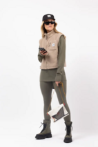 Boxy Sherpa Vest - Sand