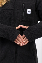 Versa Sherpa Coat - Black