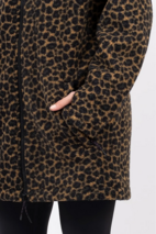 Versa Sherpa Coat - Leopard