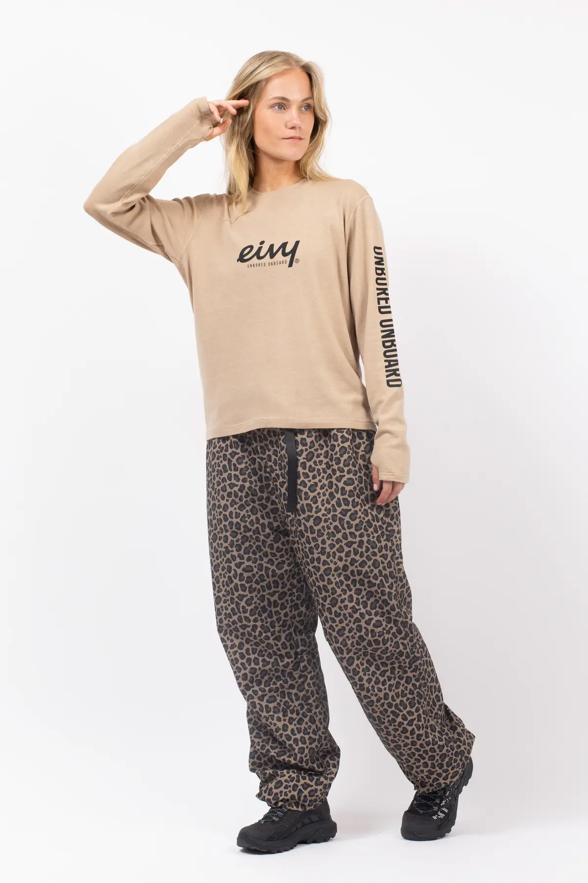 Loose Fit MX Merino Wool Rib Top - Sand