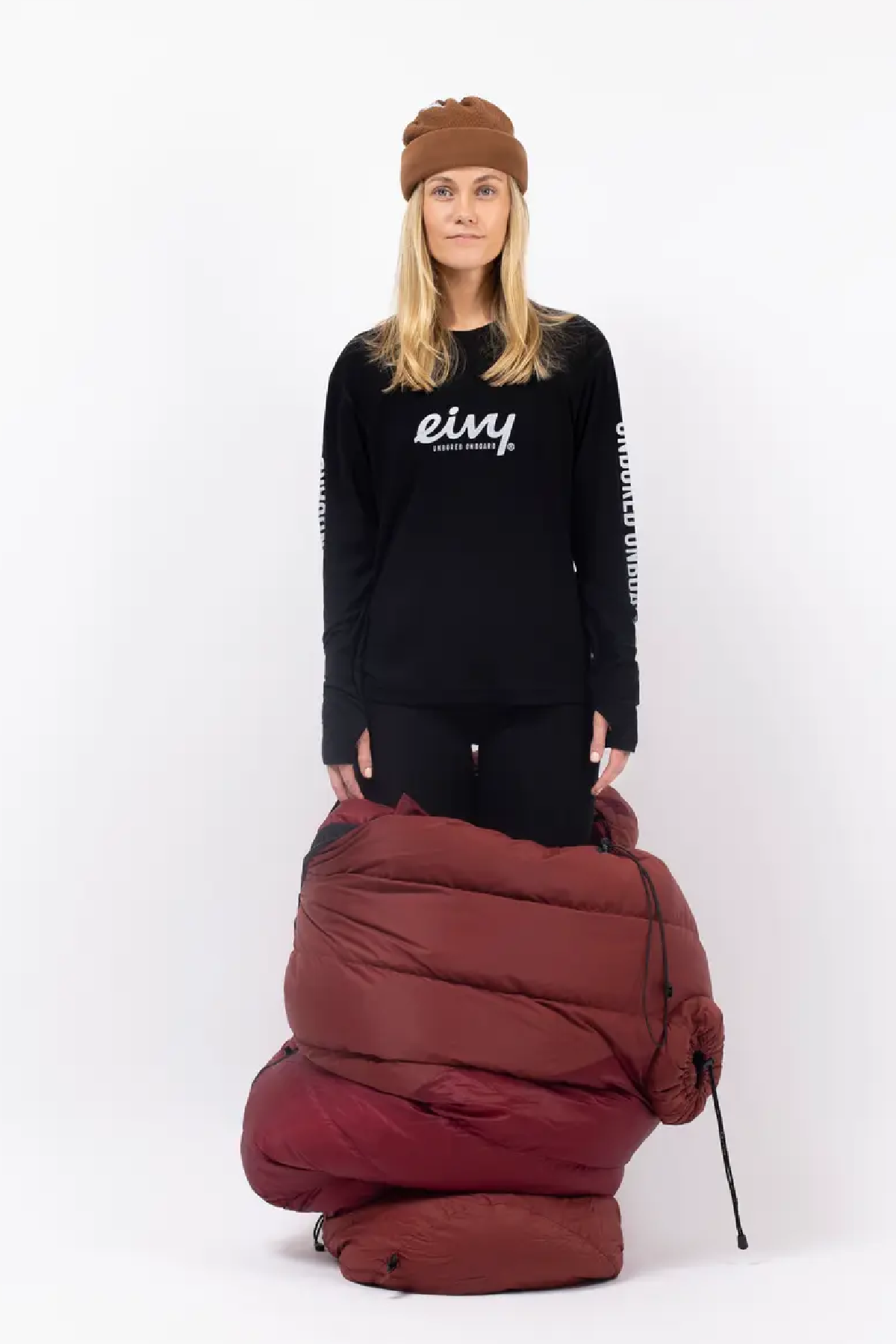 Loose Fit MX Merino Wool Rib Top - Black