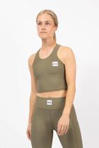 Cover Up Rib Top - Olive