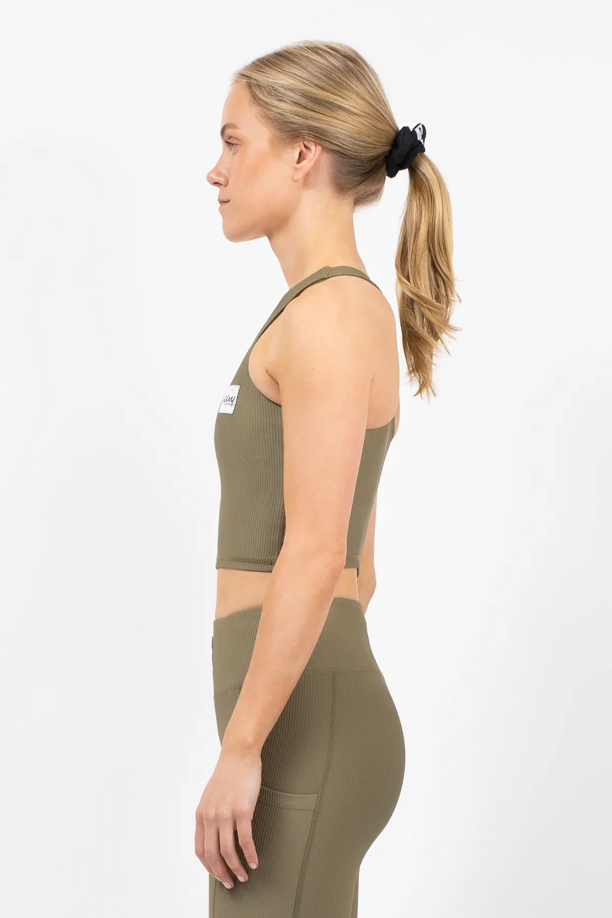 Cover Up Rib Top - Olive