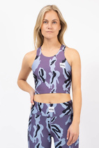 Cover Up Top - Purple Stray