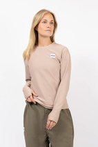 Versa Loose Fit Rib Top - Sand