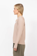 Versa Loose Fit Rib Top - Sand