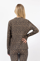 Versa Loose Fit Top - Leopard | XL