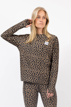 Versa Loose Fit Top - Leopard | XL