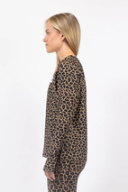 Versa Loose Fit Top - Leopard | XL