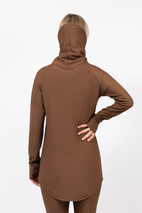 Icecold Gaiter Rib Top - Brown