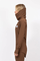 Icecold Gaiter Rib Top - Brown