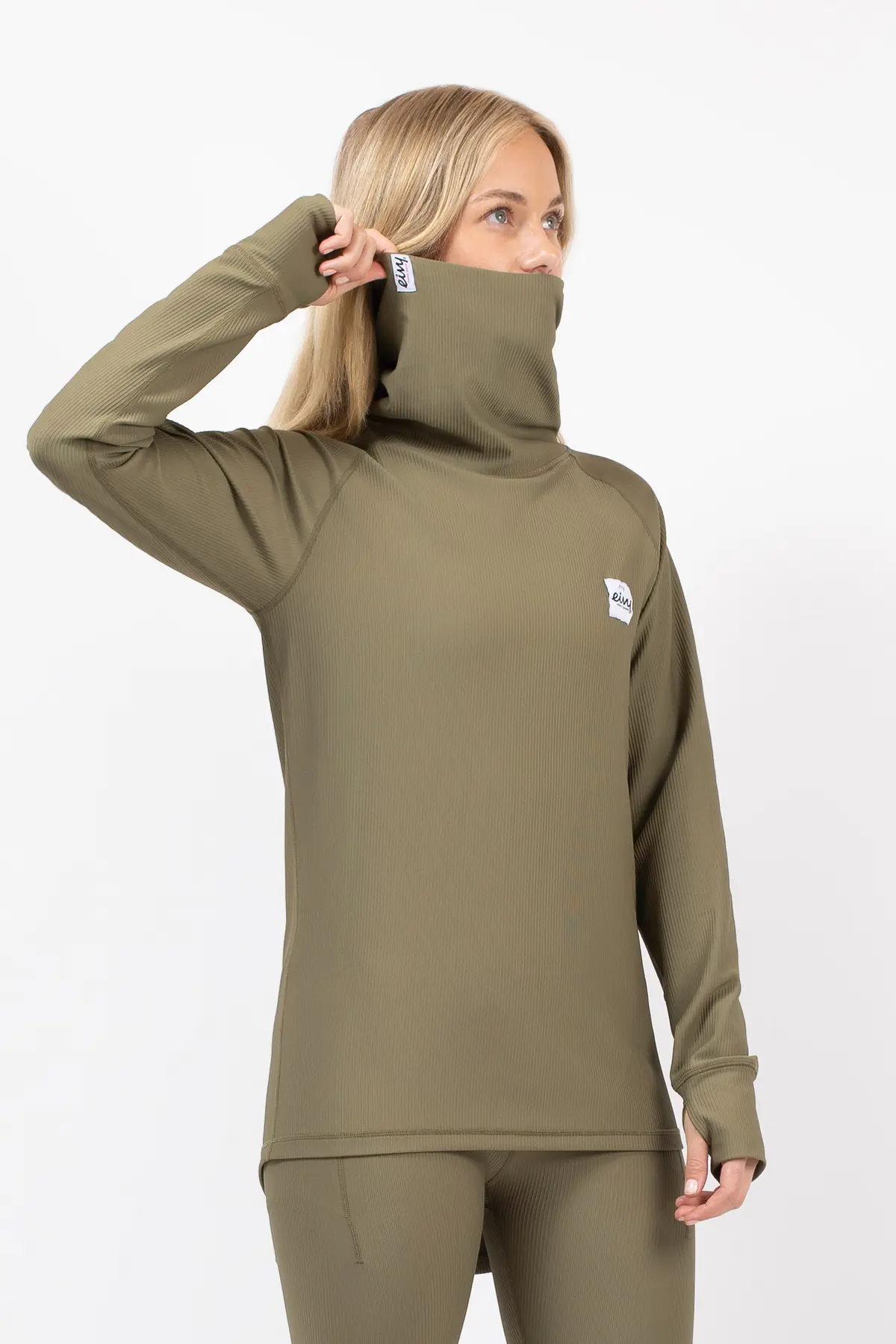 Icecold Gaiter Rib Top - Olive