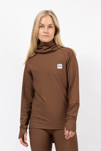 Icecold Gaiter Rib Top - Brown