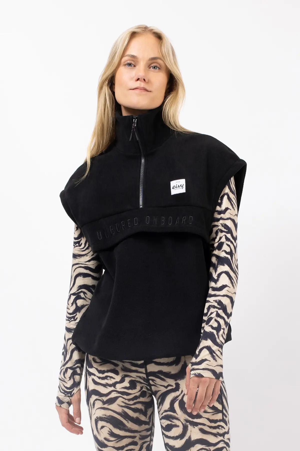 Ball Fleece Vest - Black