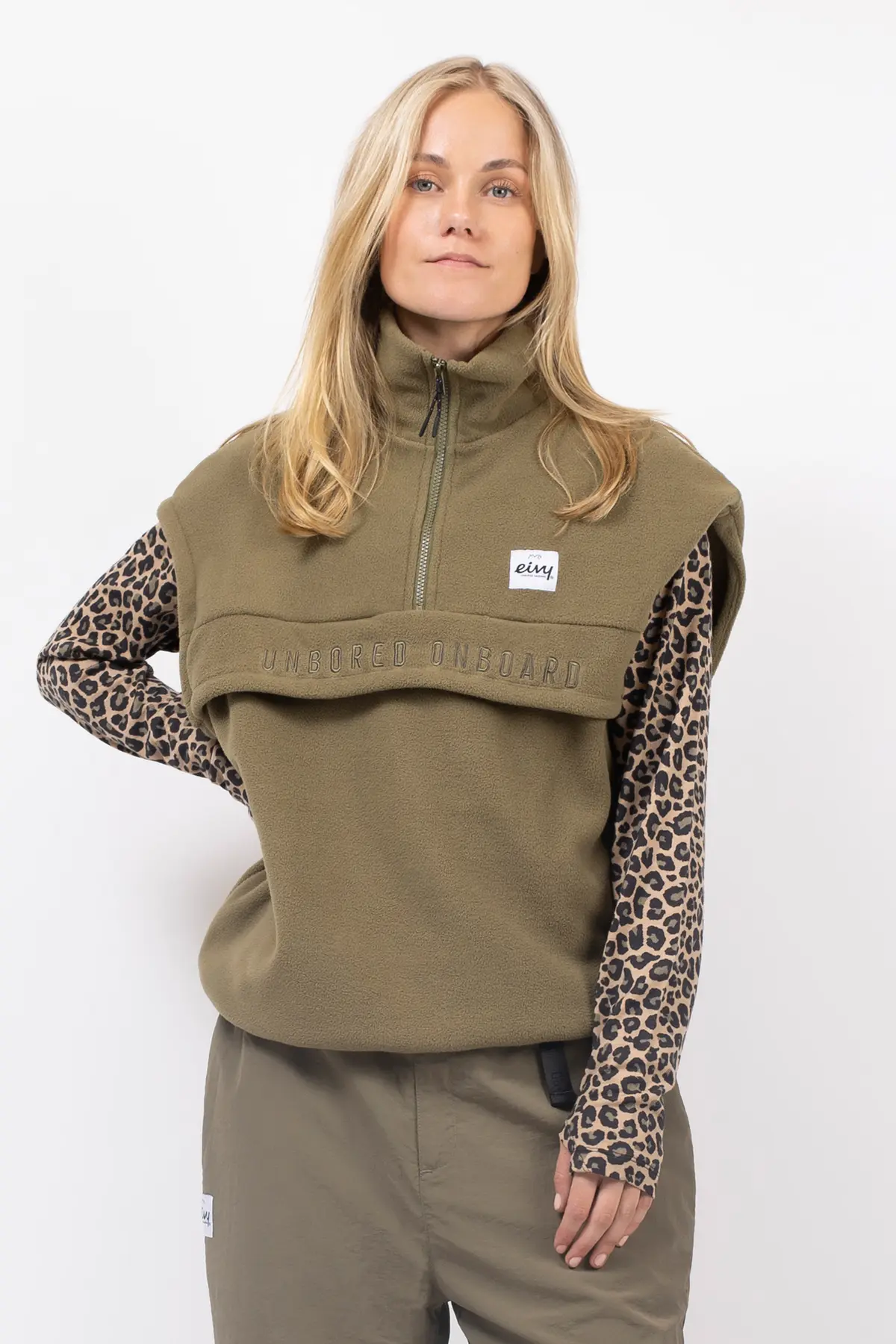 Ball Fleece Vest - Olive